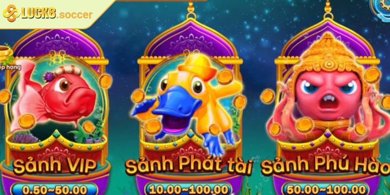 All-Star Fishing LUCK8 - Ba Phòng Chơi Và Chiến Thuật Chơi 1 Khám phá game hot All-Star Fishing LUCK8