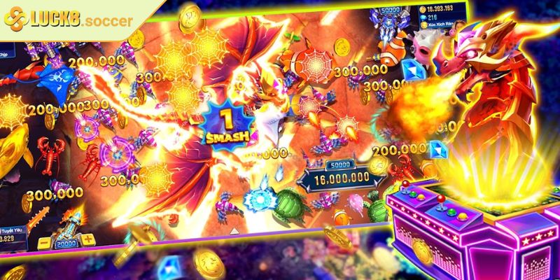 Dragon Fortune LUCK8 - Săn Cá Chuẩn Với Quy Luật Thông Minh 3 Kết hợp vũ khí đặc biệt